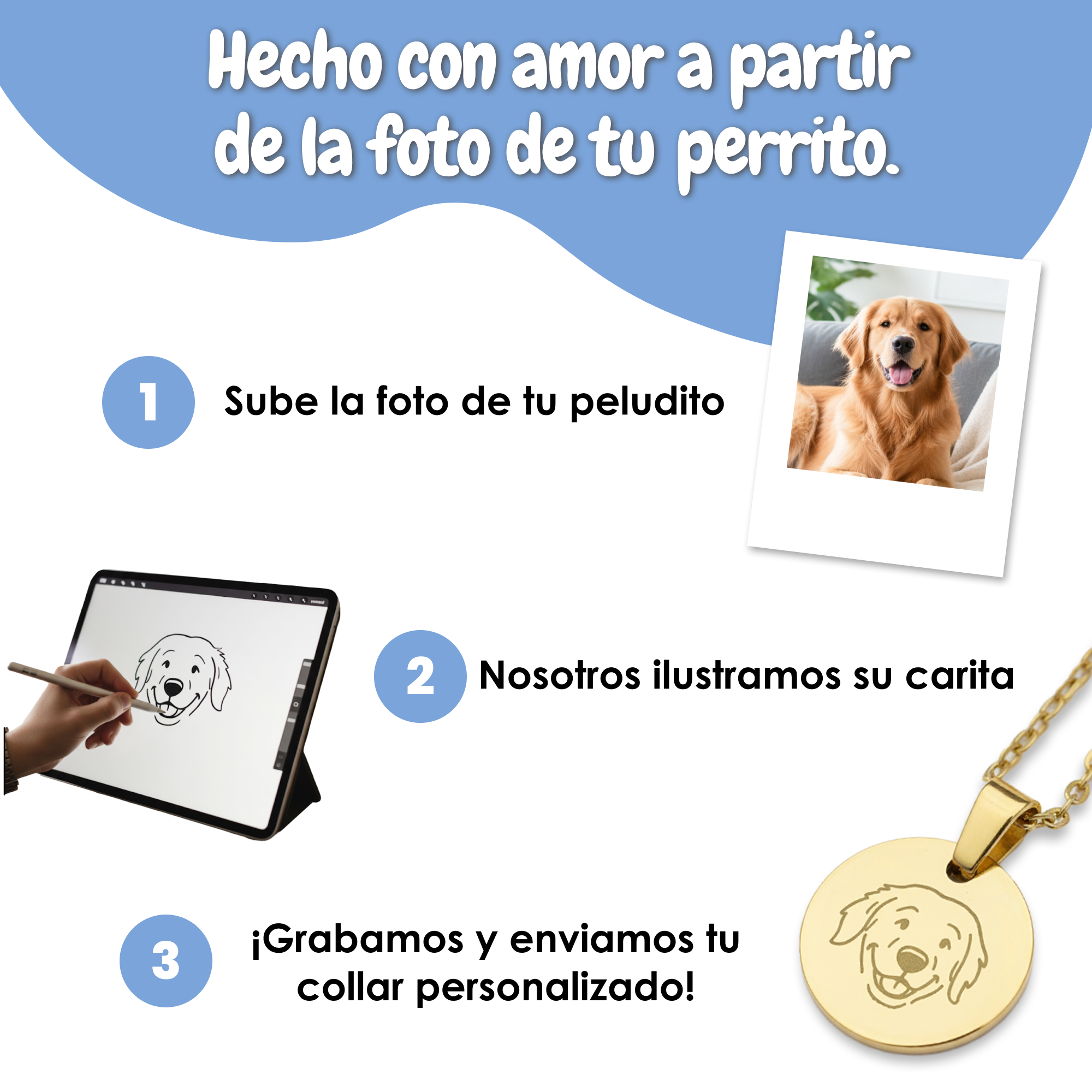 Collar Doodle Personalizado